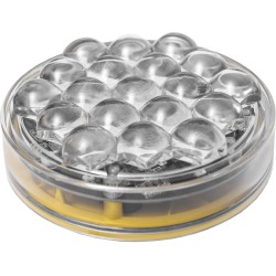 Lampa LED pulsanta - Preavertizare trafic - 100 mm diametru si 1400 candele intensitate luminoasa - Cu controler flash inclus Lampa LED pulsanta - Preavertizare trafic - 100 mm diametru si 1400 candele intensitate luminoasa - Cu controler flash inclus
